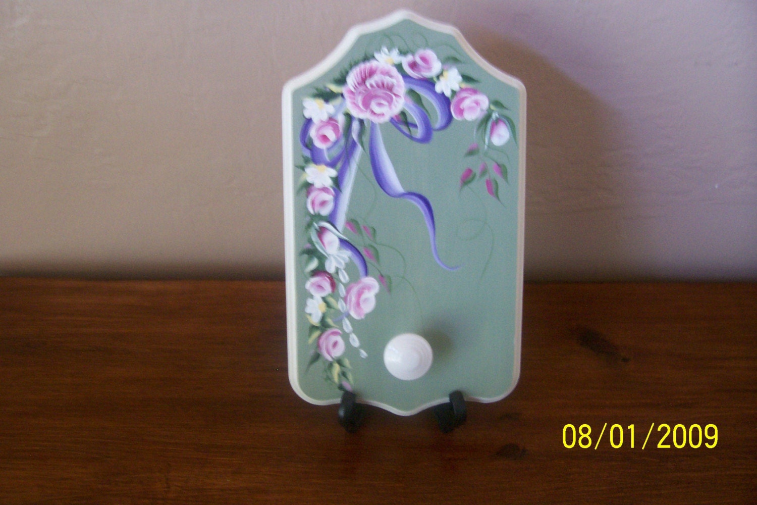 Hand Painted Wooden Holder