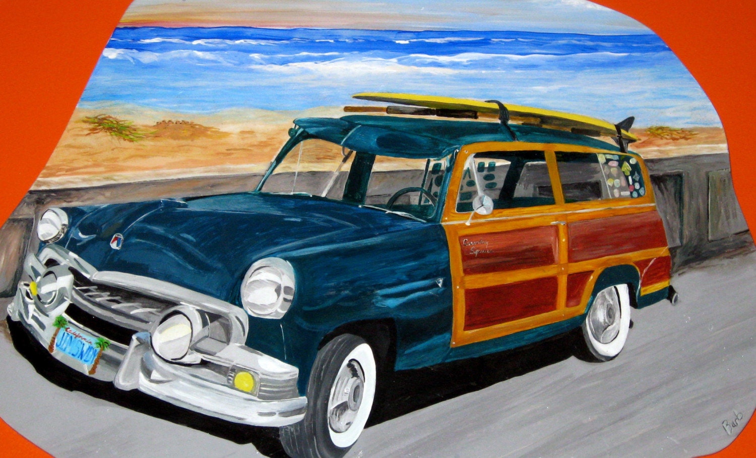 Classic Car Paintings