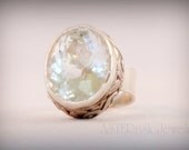 Ring - White Topaz, Sterling Silver