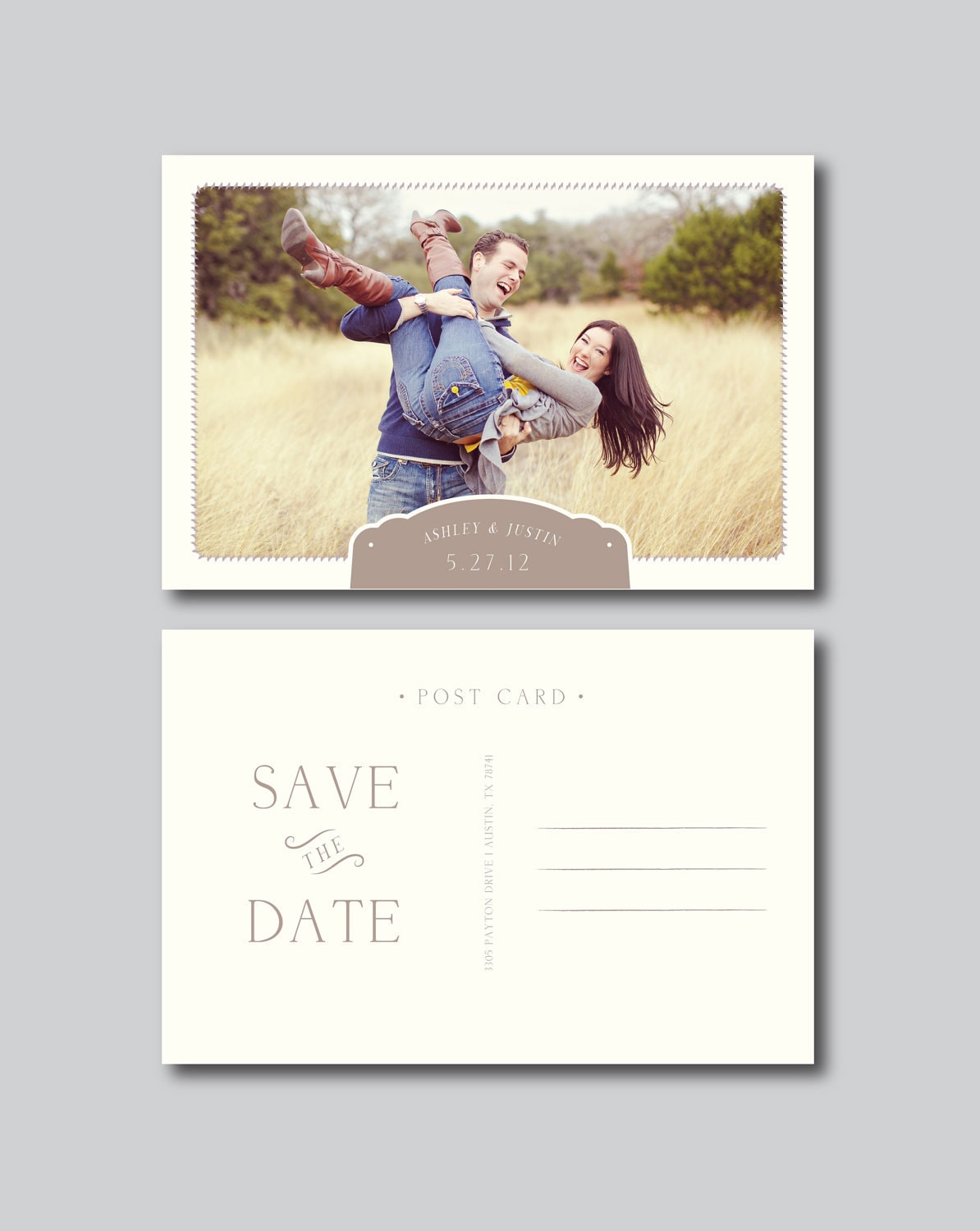 Save The Date Postcards Templates