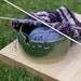 Made to order - The 'wool' yarn bowl, hand thrown custom pottery yarn bowl