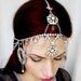 Silvana - Vintage Art Deco Rhinestone One of a Kind Headdress Headpiece - the Rose of the Mire Original Design