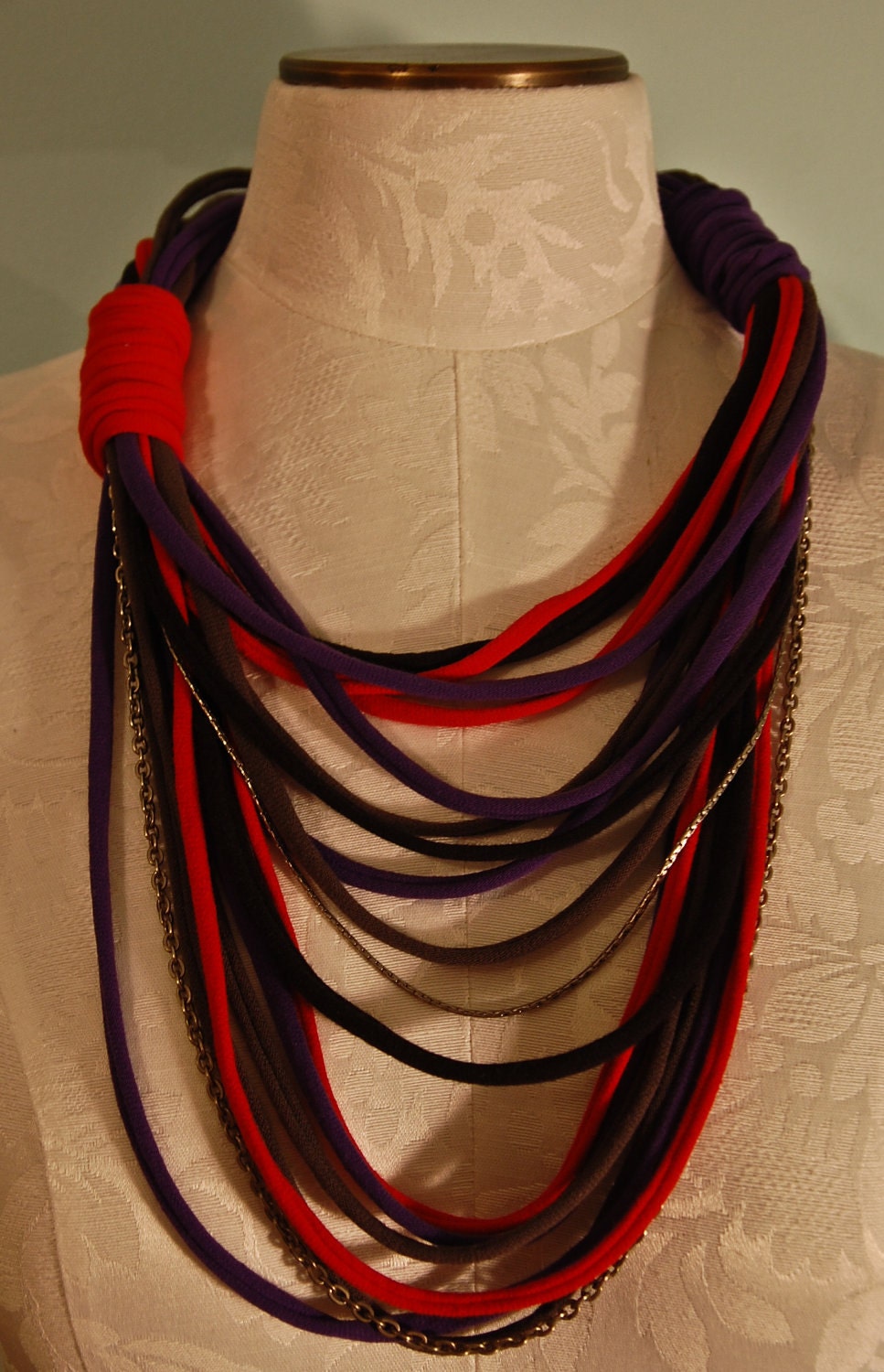 T-Shirt Scarf Chain Embellishments