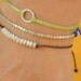 Sterling silver friendship cord bracelet
