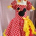 Minnie Mouse inspired costume tutu dress size 7 Halloween Costume Custom boutique