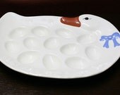 Ceramic Duck Shaped Plate