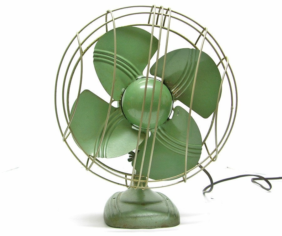 vintage shabby chic green dominion fan by fishbonedeco on etsy vintage shabby chic green dominion fan by fishbonedeco on etsy