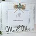 Beach Wedding Frame with Starfish Mr & Mrs Shabby Chic Coastal Decor