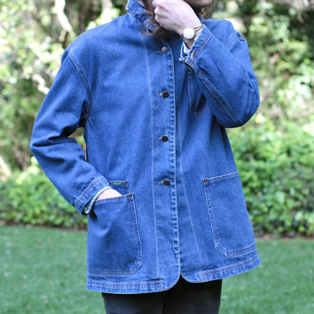 Men's Denim Field Jacket - S/M