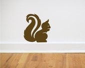 Squirrel wall decal