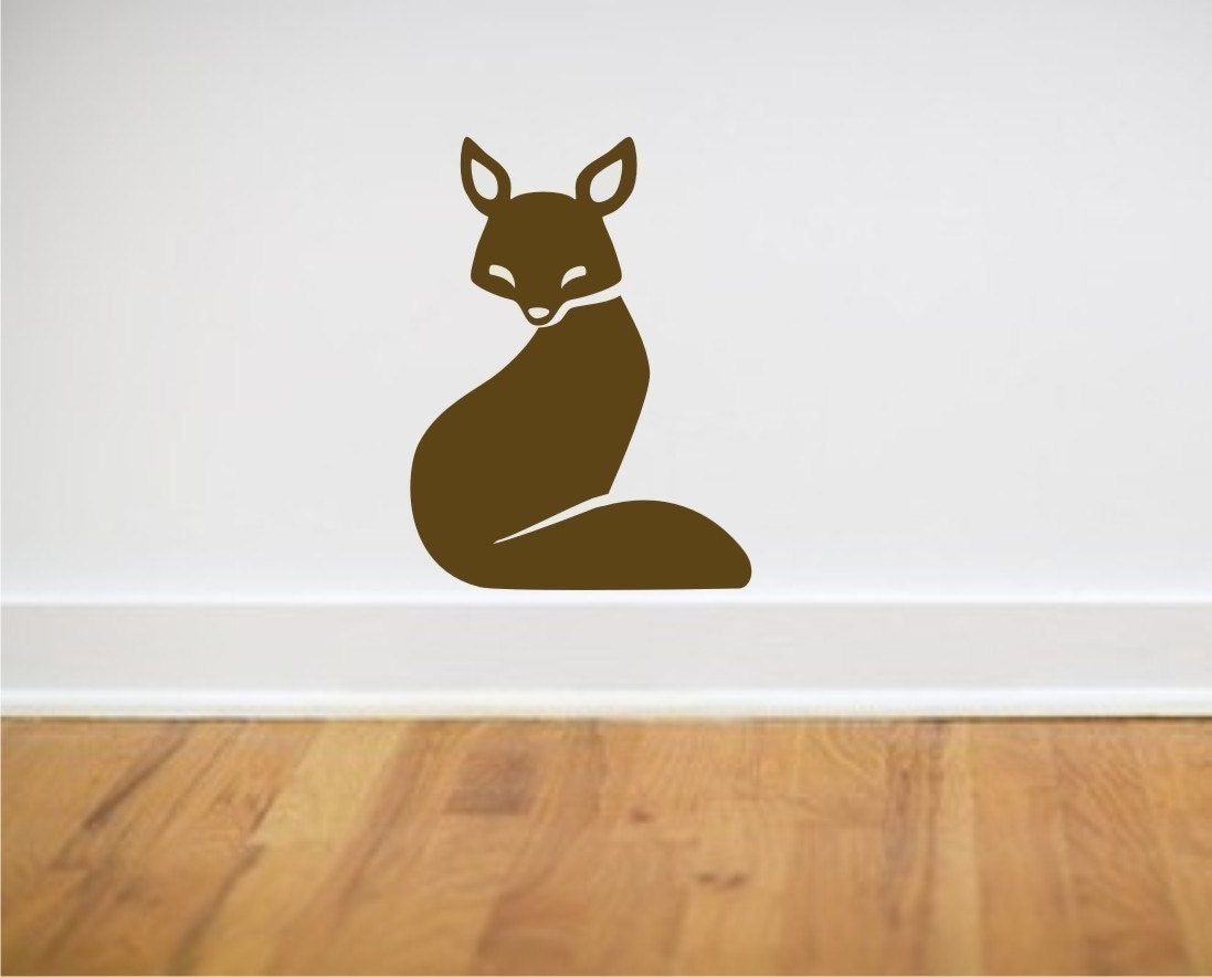Fox wall decal