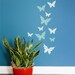 Butterfly wall decals Set of 10