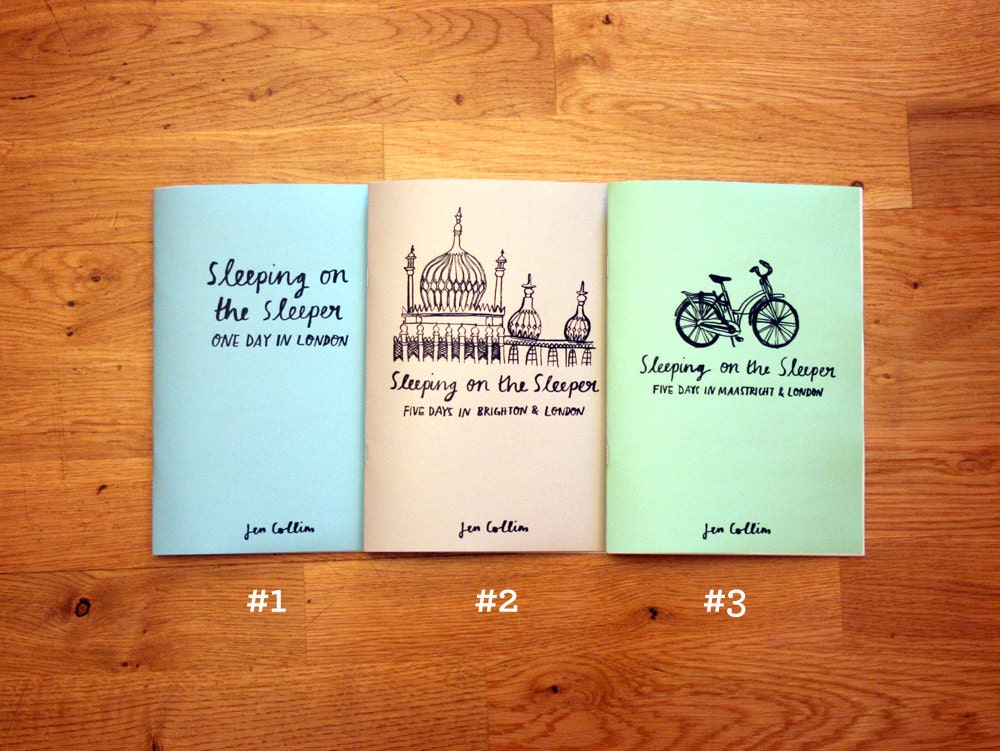 Sleeping on the Sleeper - three zine package