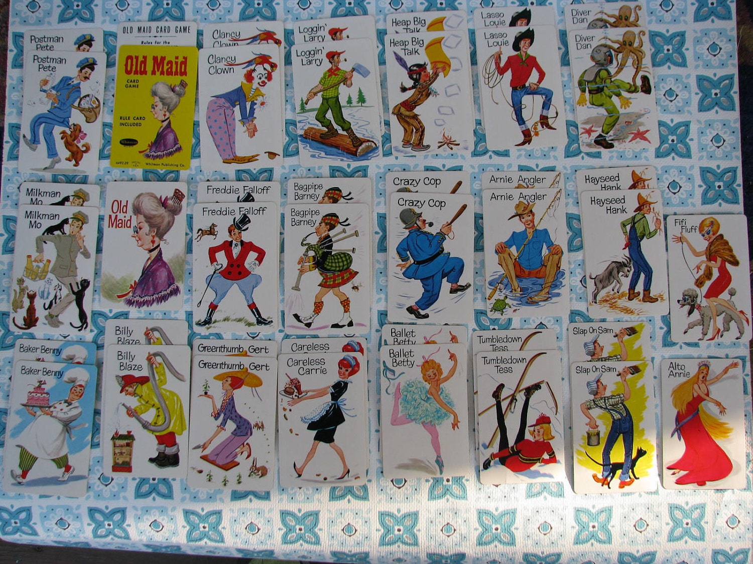 Vintage Old Maid Card Game 28