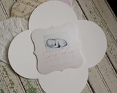 Die Cut Birth Announcement