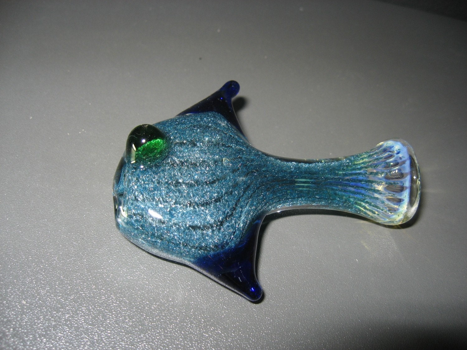 Unobtainium Fish with Green Fins