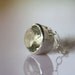 Portuguese Green Amethyst Halo Necklace - Ready To Ship