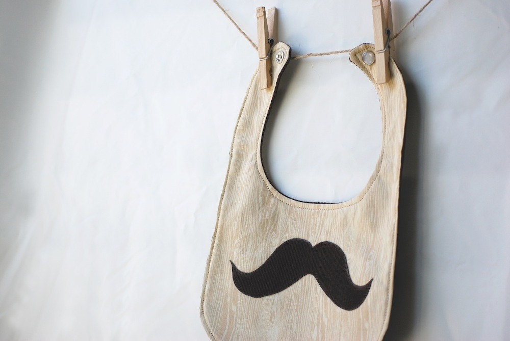 Little Mr. Mustache Bib