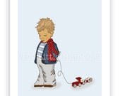 Archie & His Train (Matted)