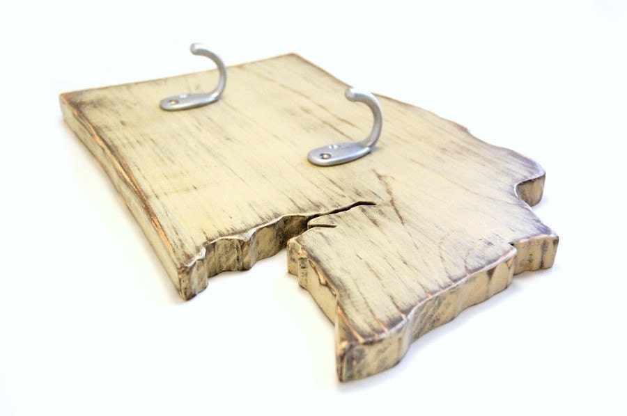 Washington state handmade wall organizer cottage style shabby chic distressed