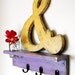 Photo prop Wedding sign - ampersand sign - wall art - vintage style sign cottage decor