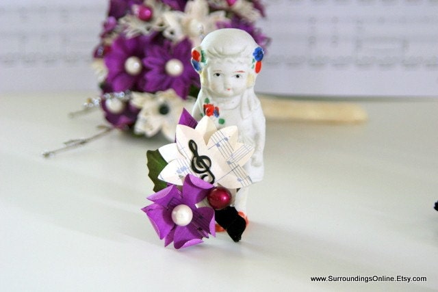 Sangria Song - Sheet Music Flower Boutonniere