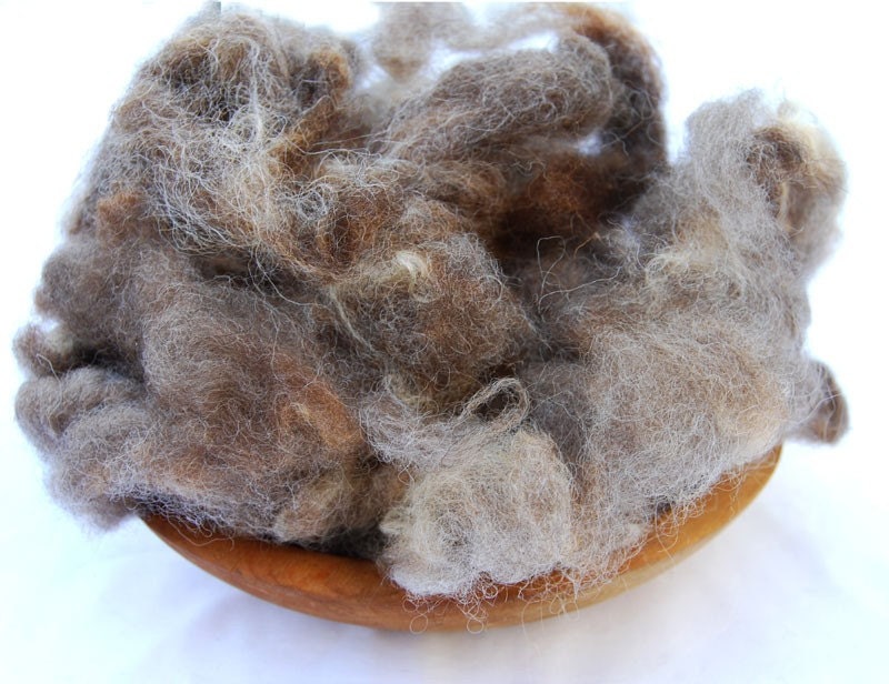 Uncarded Wool