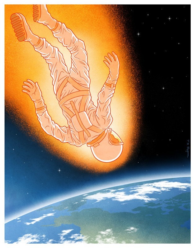 Kaleidoscope 11 x 14 Print - From Ray Bradbury
