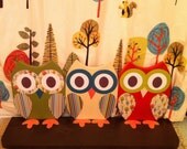 Wooden Owl Shelf
