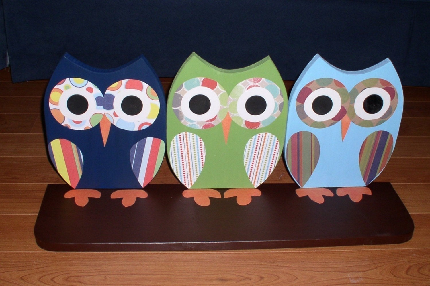 Wooden Owl Shelf