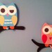 Owl Towel racks matches Saturday Knight Owl Bathroom Collection set of two towel racks
