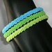 Closing Down Sale - Now only 20 Bucks - Totally Tubular - Peyote Stitch Bangles  FREE SHIPPING  (4131)