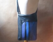 Purple Leather Shoulder Bag-Cross Body Travel Purse-The Phoenix