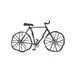 LINOCUT PRINT - Bike BLACK bicycle letterpress poster 8x10