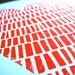 LINOCUT PRINT - red valentine heart 8x10 letterpress print