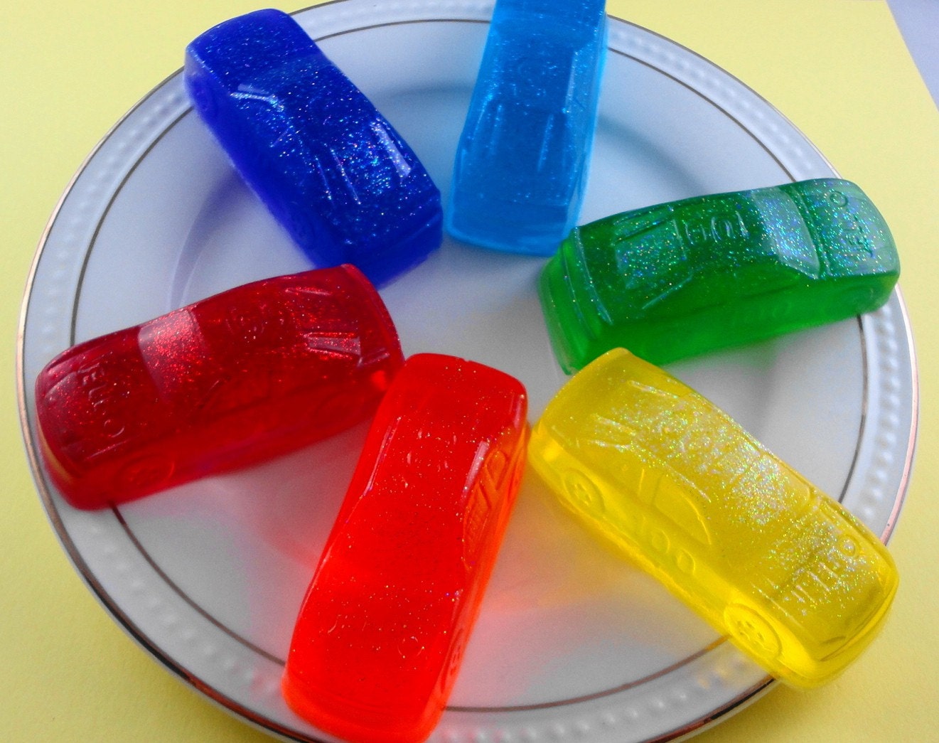Soap - Race Cars Soaps - Glycerin Soap - Handmade Soap - Party Favors