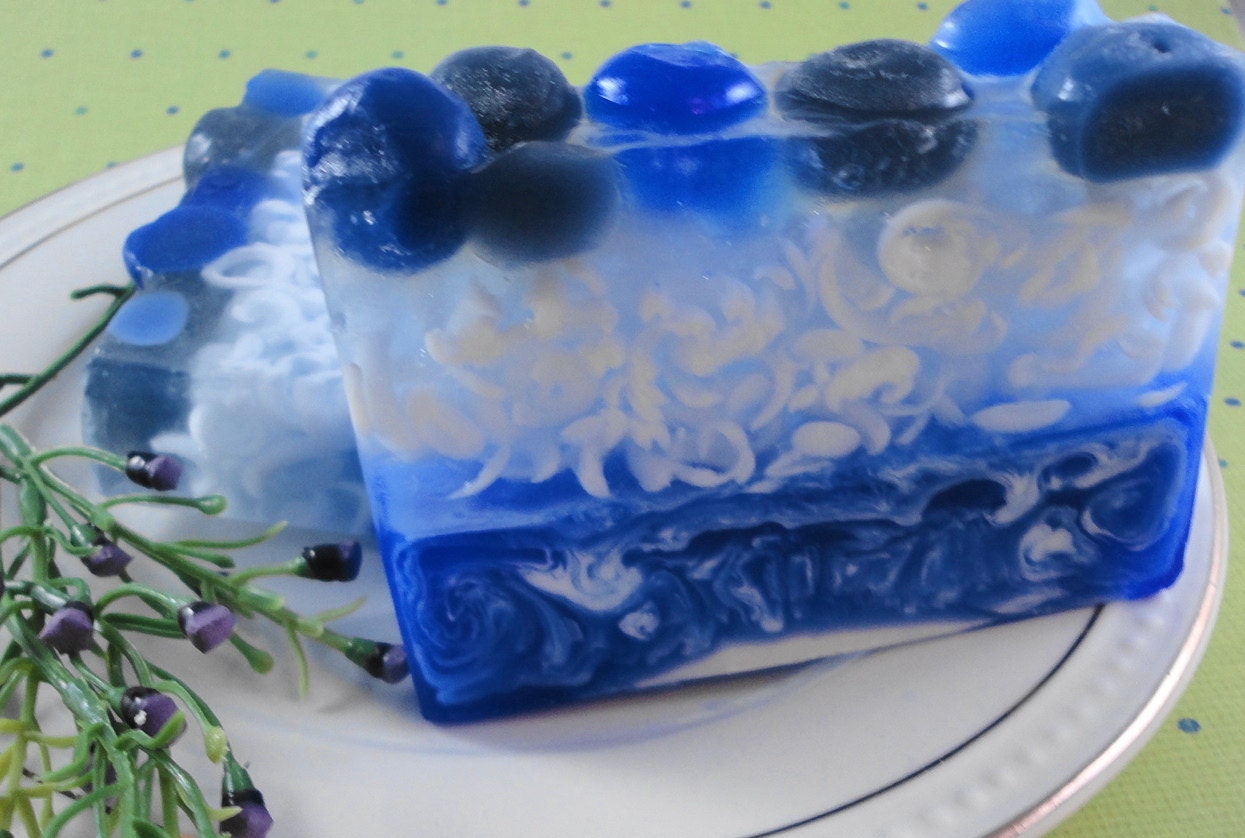 Soaps - Blueberry Soap - Glycerin Soap - Handmade Soap