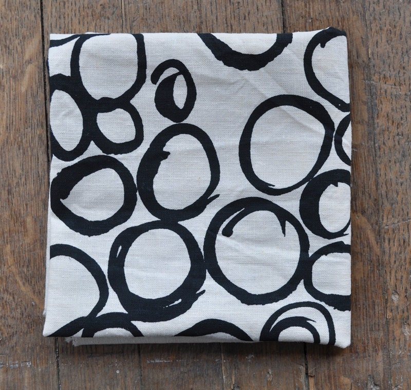 FABRIC circles indigo