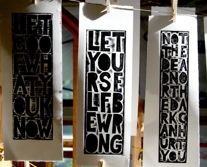 Let Yourself be Wrong - SPECIAL EDITION Raw Art Letterpress