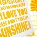 You are my Sunshine, Mother's Day Wall Art, Mothers Day Decor, Mother's Day Gift, Mothers Day Decor