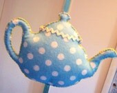 Nursery Mobile - I'm a Little Teapot - blue