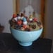 Tiny Fairy Houses and Village, Waldorf Fairy Garden in a Cup, Needle Felted