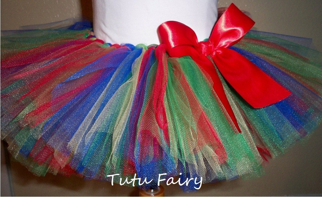 Circus Tutu..... Free Hair Puff...... Made to Order.... Newborn-5t.....