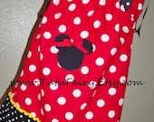 Minnie Mouse Pillowcase Dress.... Perfect for Disney World.... Birthdays, or ANY Day......... Newborn -6x