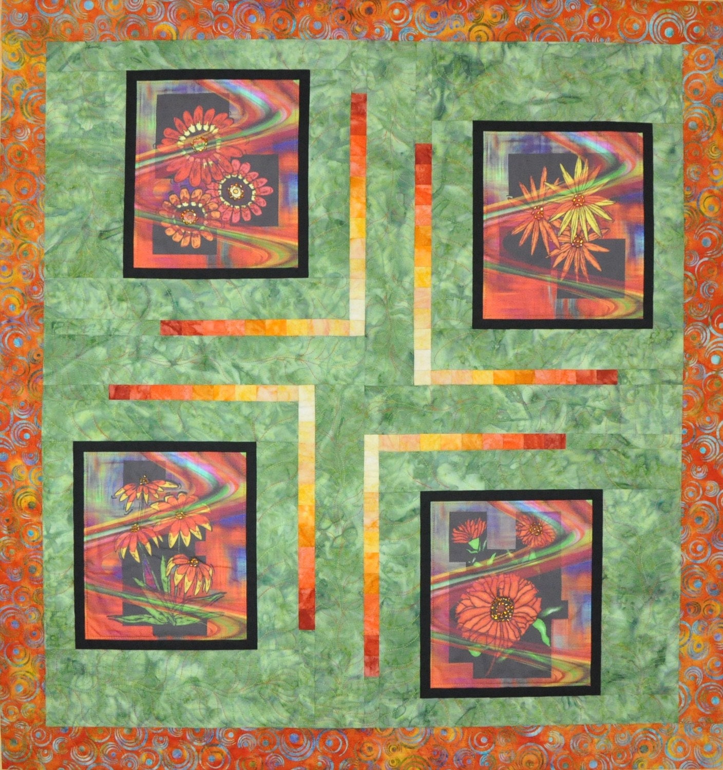 SPRING BLING  quilt wall hanging