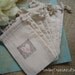 Blue Hibiscus Hawaiian  Flower. 4x6 Muslin Drawstring Favor Candy Gift Goody Bags Birthday Baby Shower Beach Wedding Luau 3 day ship