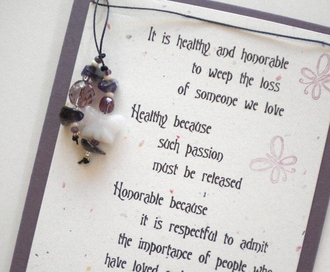 LOSS to  Greeting Beaded butterfly wings in with make Sympathy BUTTERFLY maya  Card Book Handmade  how