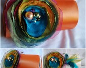 Tropical Destination Wedding Custom Clutch Handbags - Bridesmaid Gift Idea - Maid of Honor Gift - Set of 4