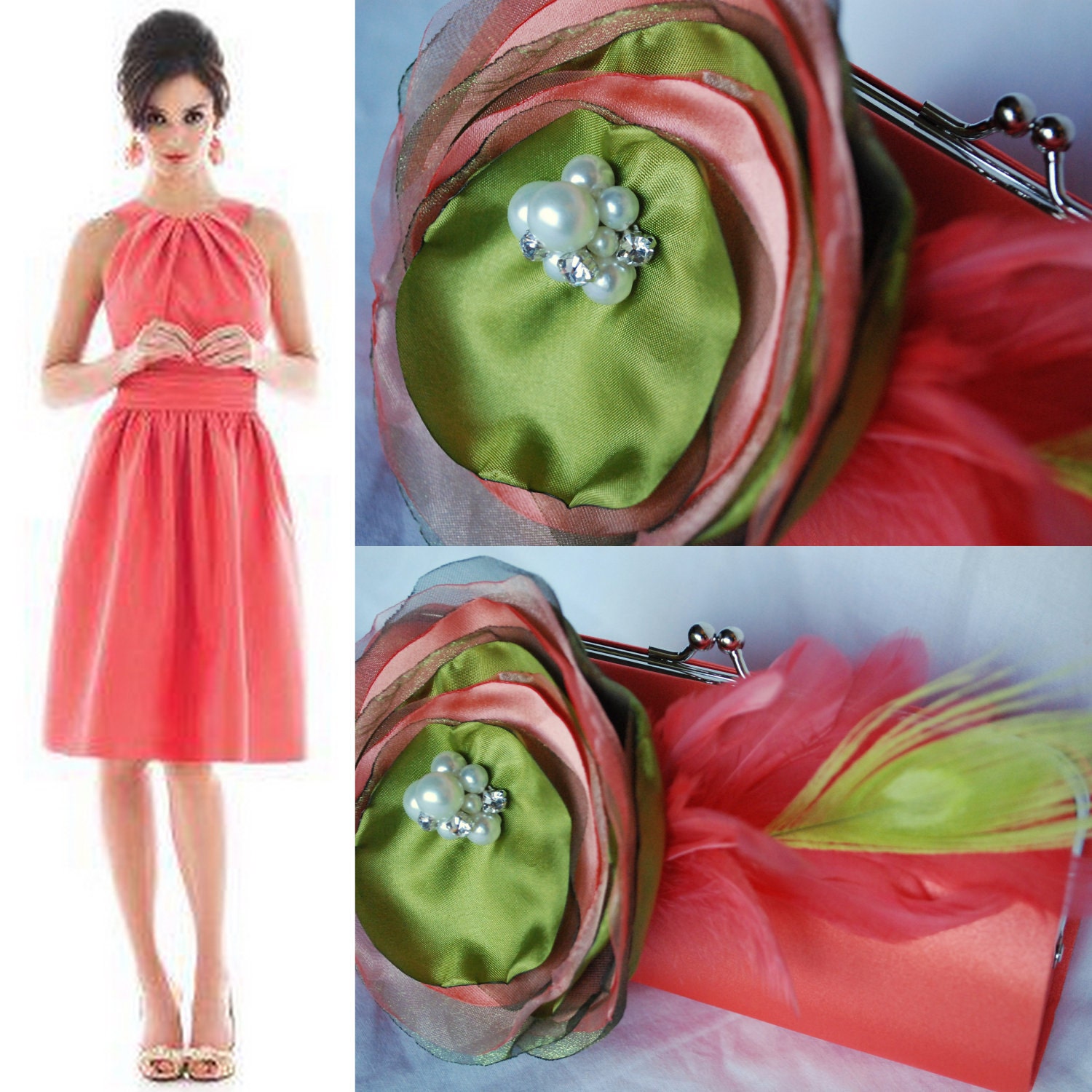 Formal Clutch Evening Bag - Custom Satin Clutch - Prom Purse - Mother of the Bride Clutch - Mother of the Groom Clutch - Personalized Clutch