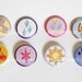 My Little Pony Friendship is Magic 1.5 Inch Cutie Mark Buttons MLP FIM Set of 8